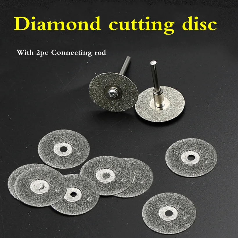 10 шт. ультратонкий двухсторонний алмазный режущий диск 0 25 мм для разделения