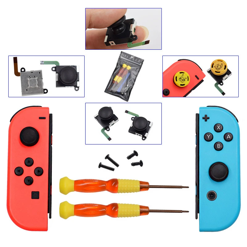 3D аналоговый геймпад палка для большого пальца переключатель NS Joy Con Joystic sensor Module