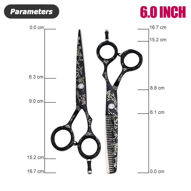Скидка 30% 6 дюймовые Парикмахерские ножницы HUNTERrapoo HT9140 набор ножниц для стрижки