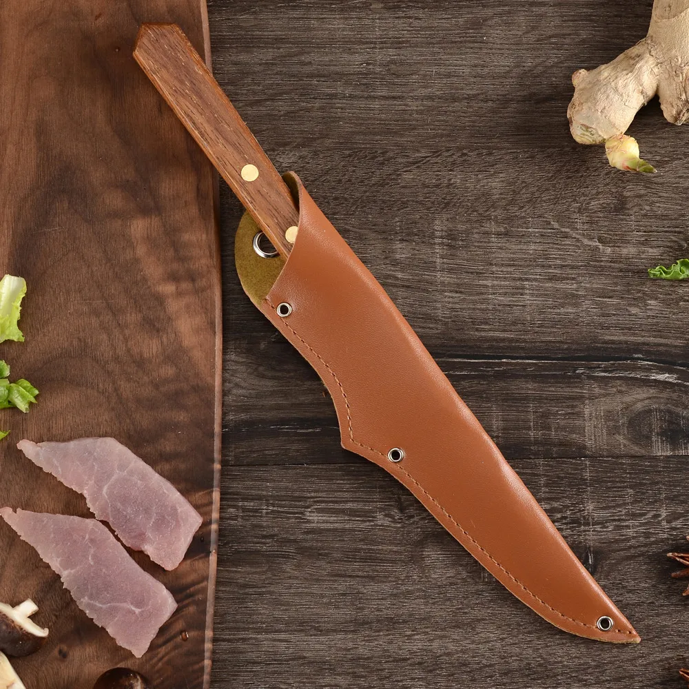 Нож из нержавеющей стали XYj 6 5 дюйма нож шеф-повара для мяса и рыбалки охотничий