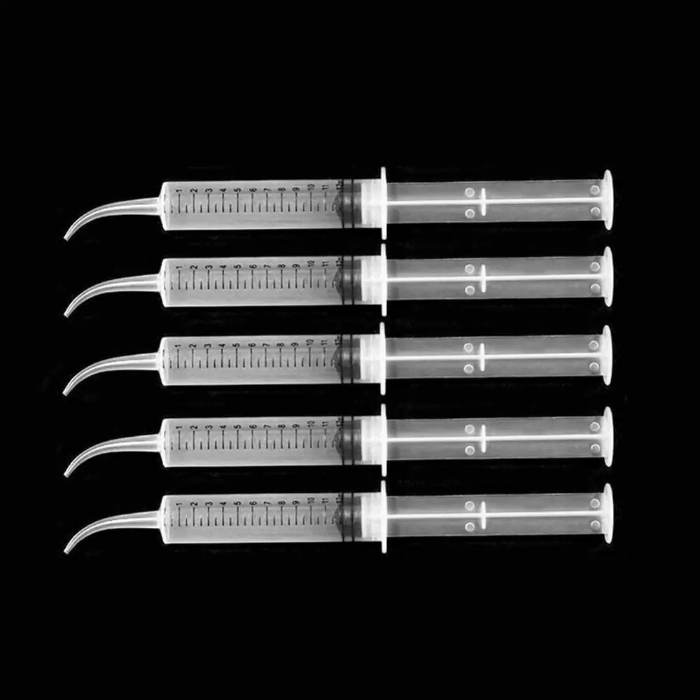 5 шт. стоматологический одноразовый локоть шприц слепочный шприцы 12 мл конвейер
