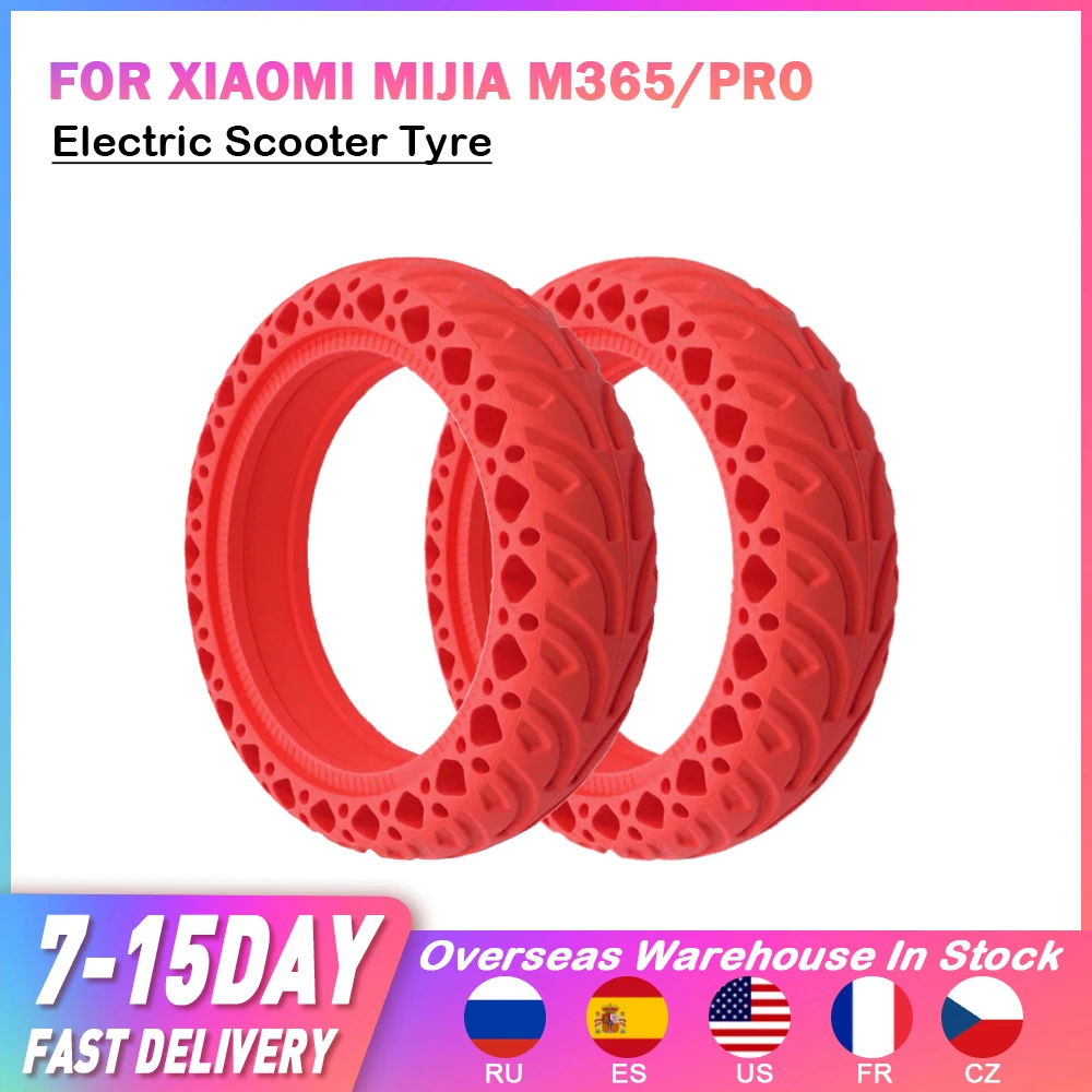 

8.5inch Rubber Solid Tire For Xiaomi Mijia M365/Pro Electric Scooter Wheels Honeycomb Shock Absorbing Damping Tyre Scooter Parts