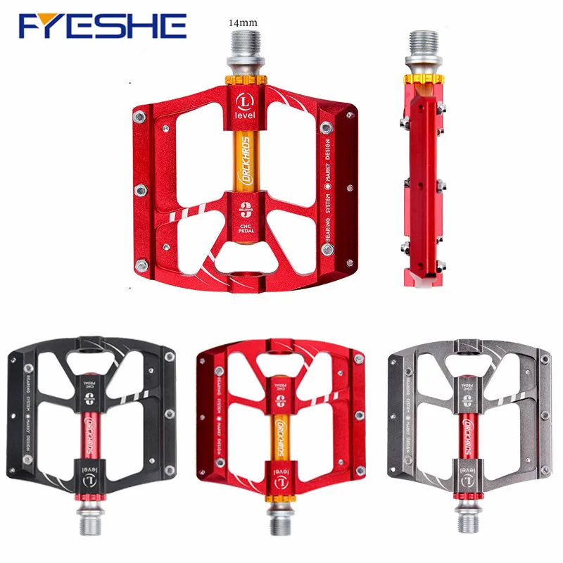 MTB горный велосипед педали Платформа на плоской подошве сплав 9/16 &quotпедали 3
