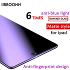 Матовое закаленное стекло с защитой от синего света для Apple iPad mini Air 1 2 3 Mini 4 5 2018 iPad pro 9,7 10,5, Защитная пленка для экрана планшета