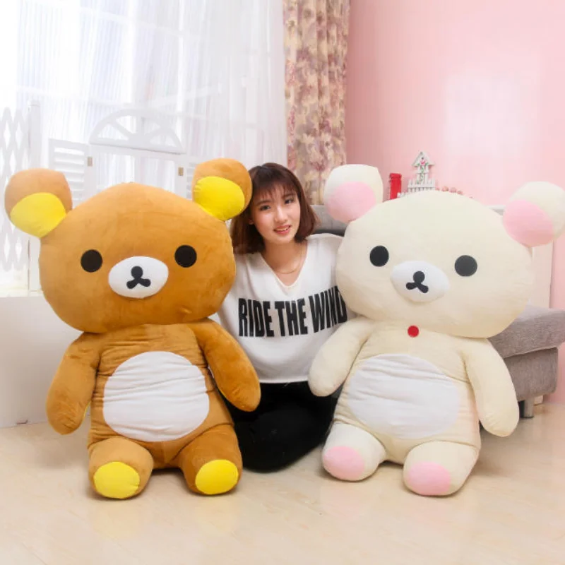 Большой размер мультфильм Аниме Rilakkuma плюшевые игрушки медведь мягкие животные