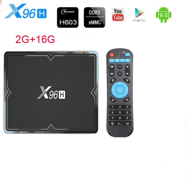 16G 2.4G WIFI NO BT X96 H 50 шт Смарт ТВ приставка android 9,0 Allwinner H603 четырехъядерный 4G32GB/64GB 6K 2,4G& 5GHz Wifi BT android телеприставка X96 - Цвет: 16G 2.4G WIFI NO BT