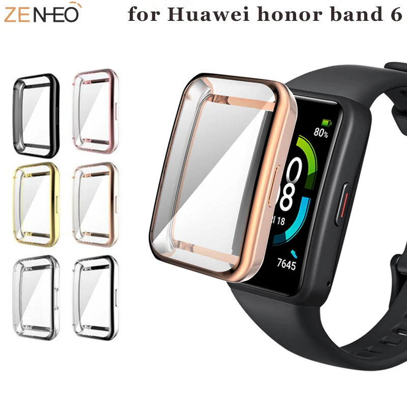 

Мягкий силиконовый защитный чехол из ТПУ с полным покрытием для Huawei Honor Band 6, чехол для Honor Band6, аксессуары для умных часов