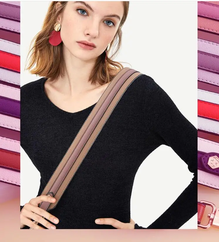 Сумка на ремне AIMIYOUNG широкая Кроссбоди из искусственной кожи аксессуар для