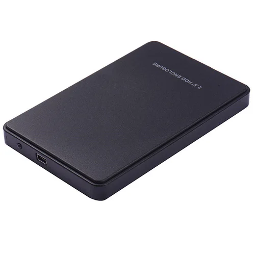 Черный USB 2 0 внешний жесткий диск SSD чехол для 5 дюймов SATA до ТБ Интерфейс |