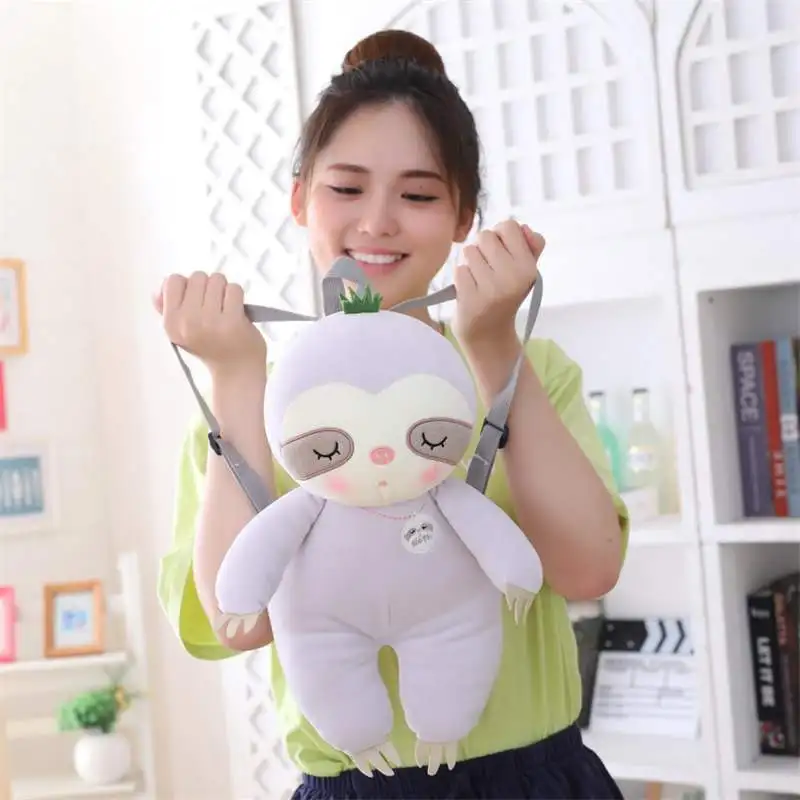 

Милые детские сумки для ленивей, мягкие рюкзаки для кукол с животными, милые игрушки для девочек, подарок на день рождения, детский сад