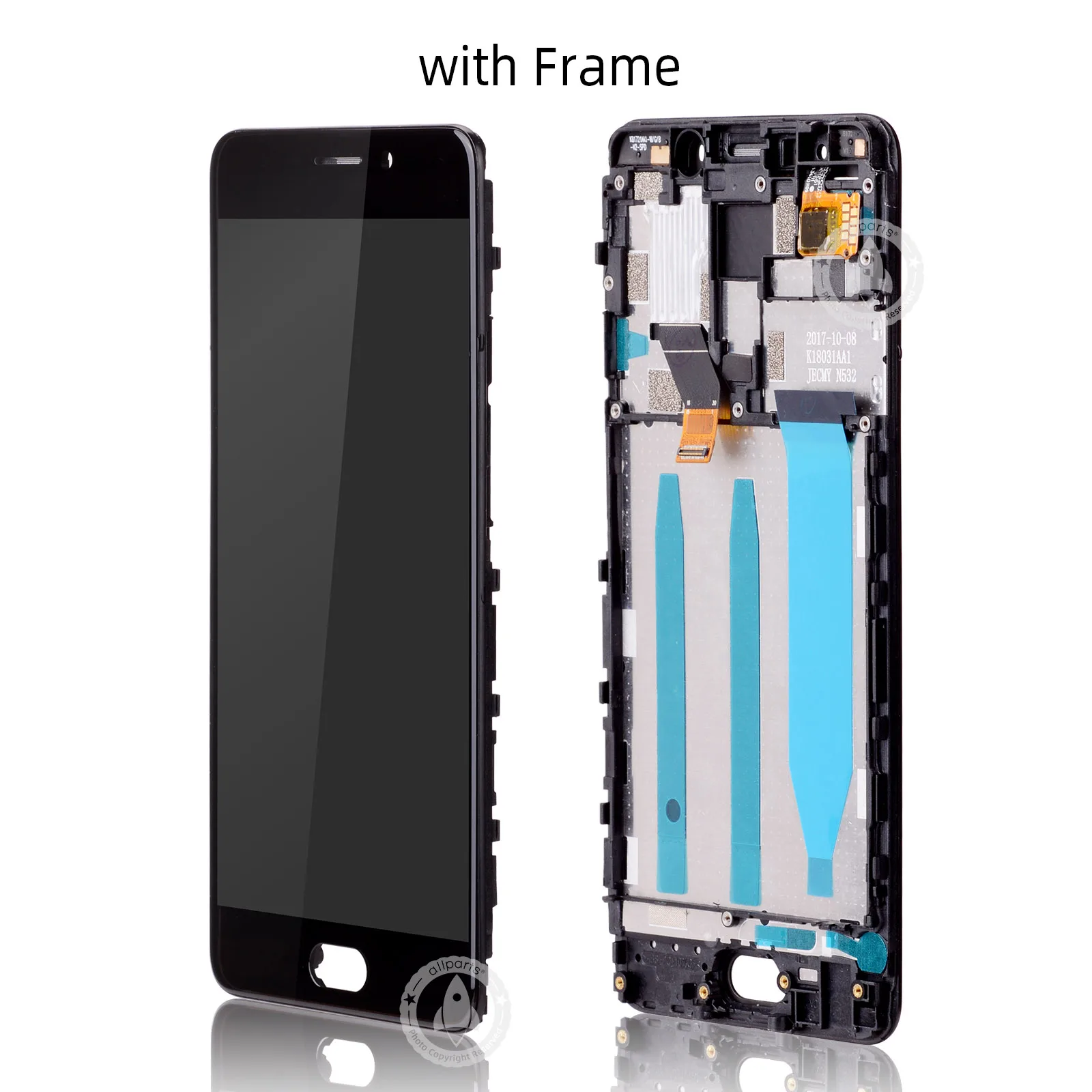 Дисплей для Meizu M6 Note M721H M721Q M721W LCD в сборе с тачскрином на рамке Оригинал