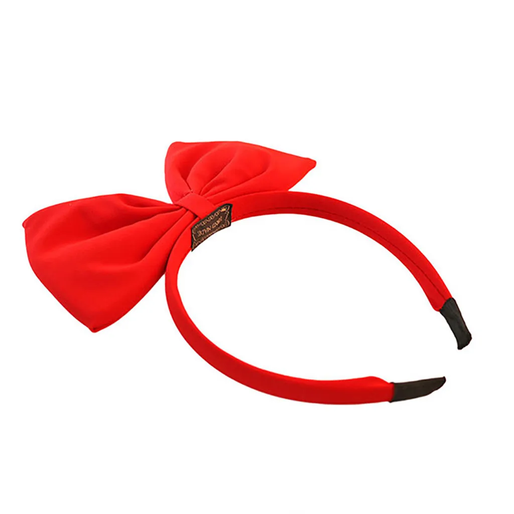 Плюшевая лента для волос с красным бантом красновато-розовый костюм подарок на