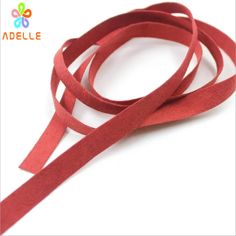 15 м шнурок из искусственной кожи 10 мм тонкий замшевый шнур/кружево/полоса сделай