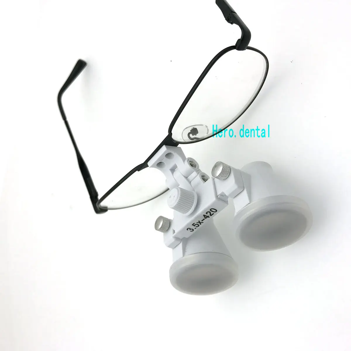 3.5X увеличение ENT медицинская стоматологическая лупа металлическая рама сменная