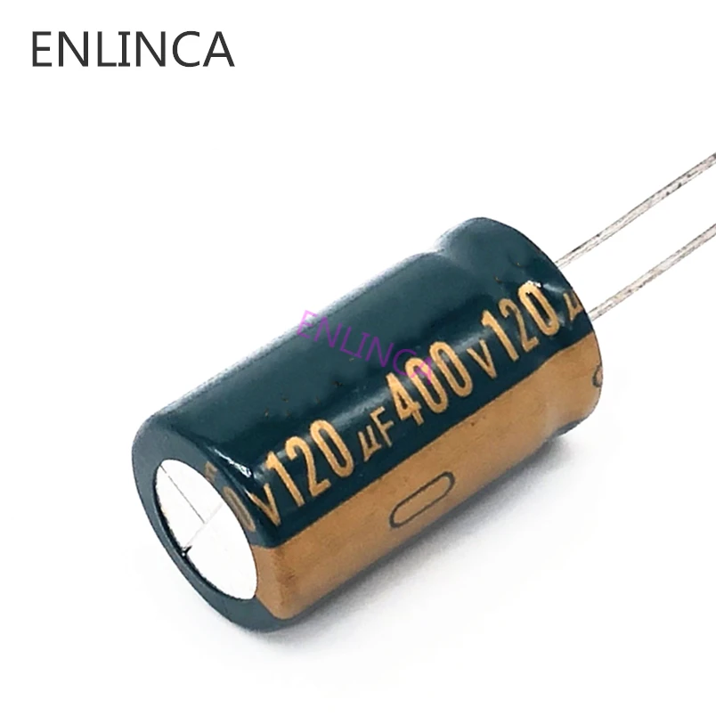 

2pcs/lot 400V 120UF high frequency low impedance 400V120UF aluminum electrolytic capacitor size 18*30 20%
