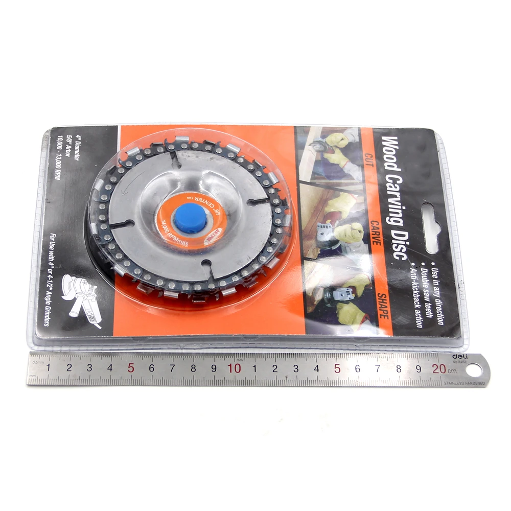 Угловая шлифовальная машина с 4 дюймов 22 зубчатая цепь диск деревообрабатывающий