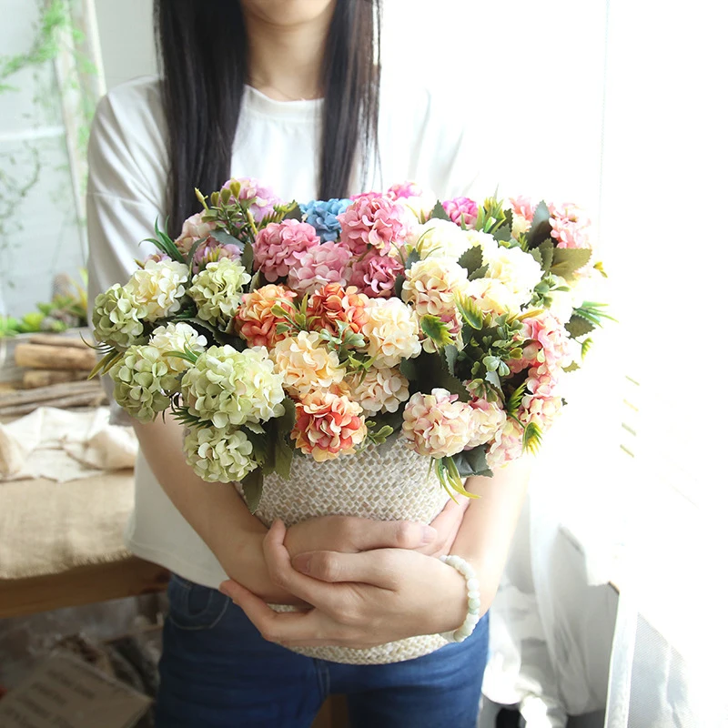 JAROWN 10 шаров букет хризантем новый стиль свадебное украшение для дома