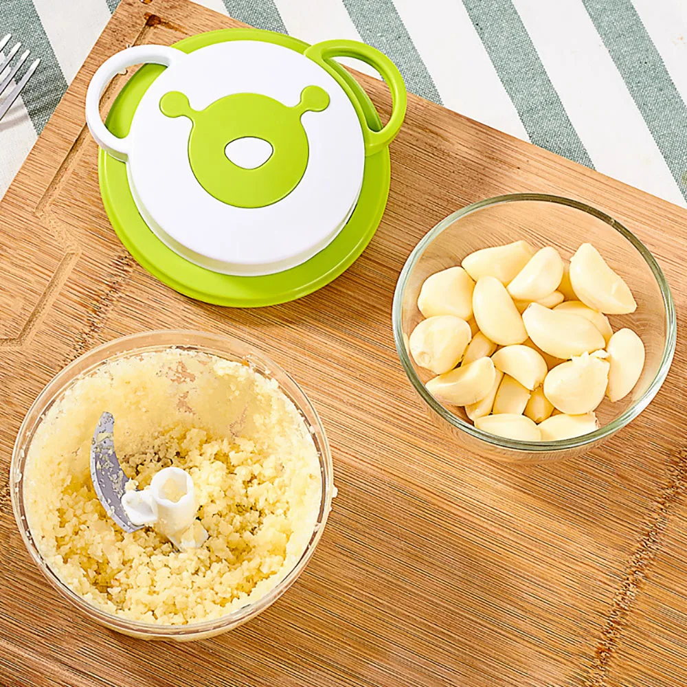 Мини ручная мясорубка мини измельчитель дизайн потяните веревку Чеснока Резак