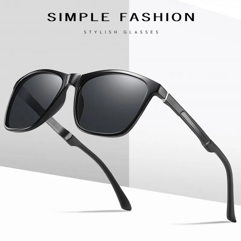 Men Polarized Sunglasses Women Aluminium +TR90 Square Style 2020 Brand Designer Rays Driving Sun Glasses Male Goggle UV400 |