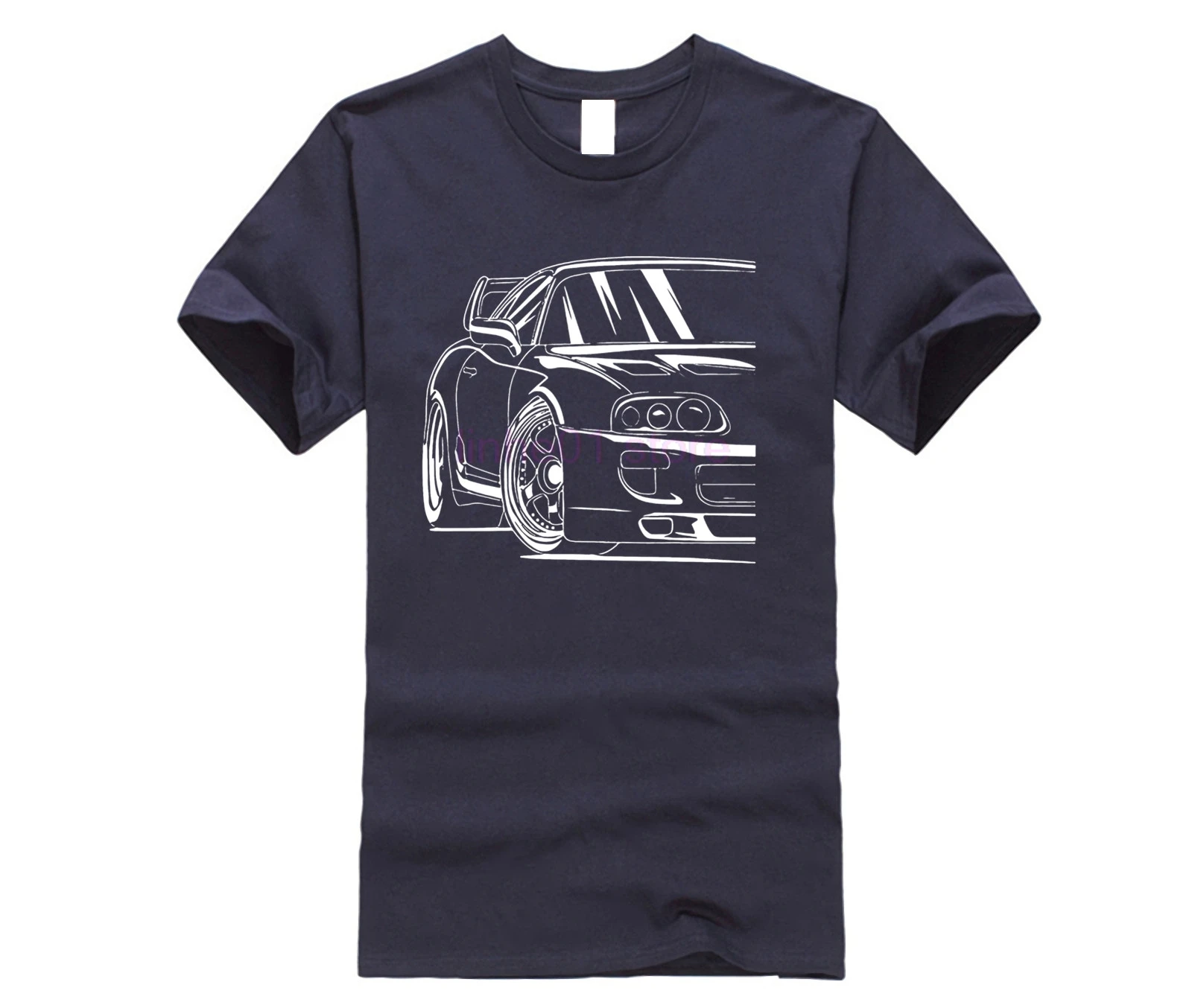 DIY Стиль Для мужчин s футболки популярный гоночный автомобиль 2JZ Homme Футболки S-XXXL