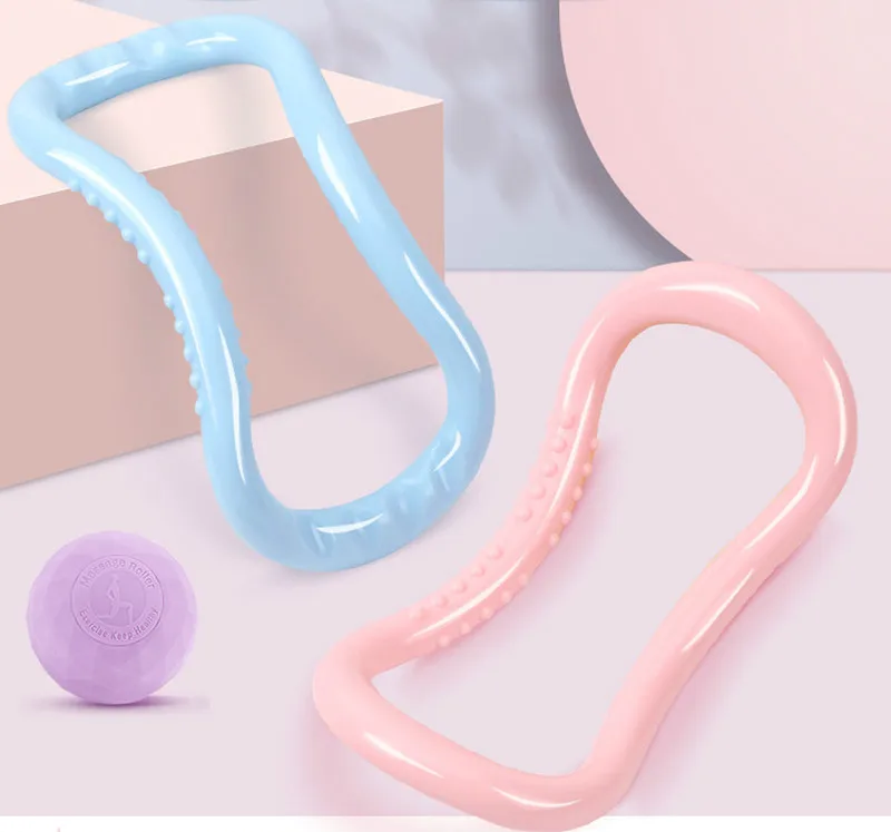 

Yoga Circle stretching ring for home women fitness equipment fascia massage workout Pilates Bodybuilding exercises