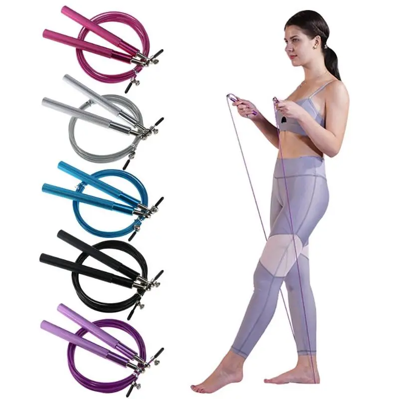 

Jump Ropes Skillful Manufacture Adjustable Skip Rope Aluminum Handle Steel Wire Speed Skipping Rope Jump Rope