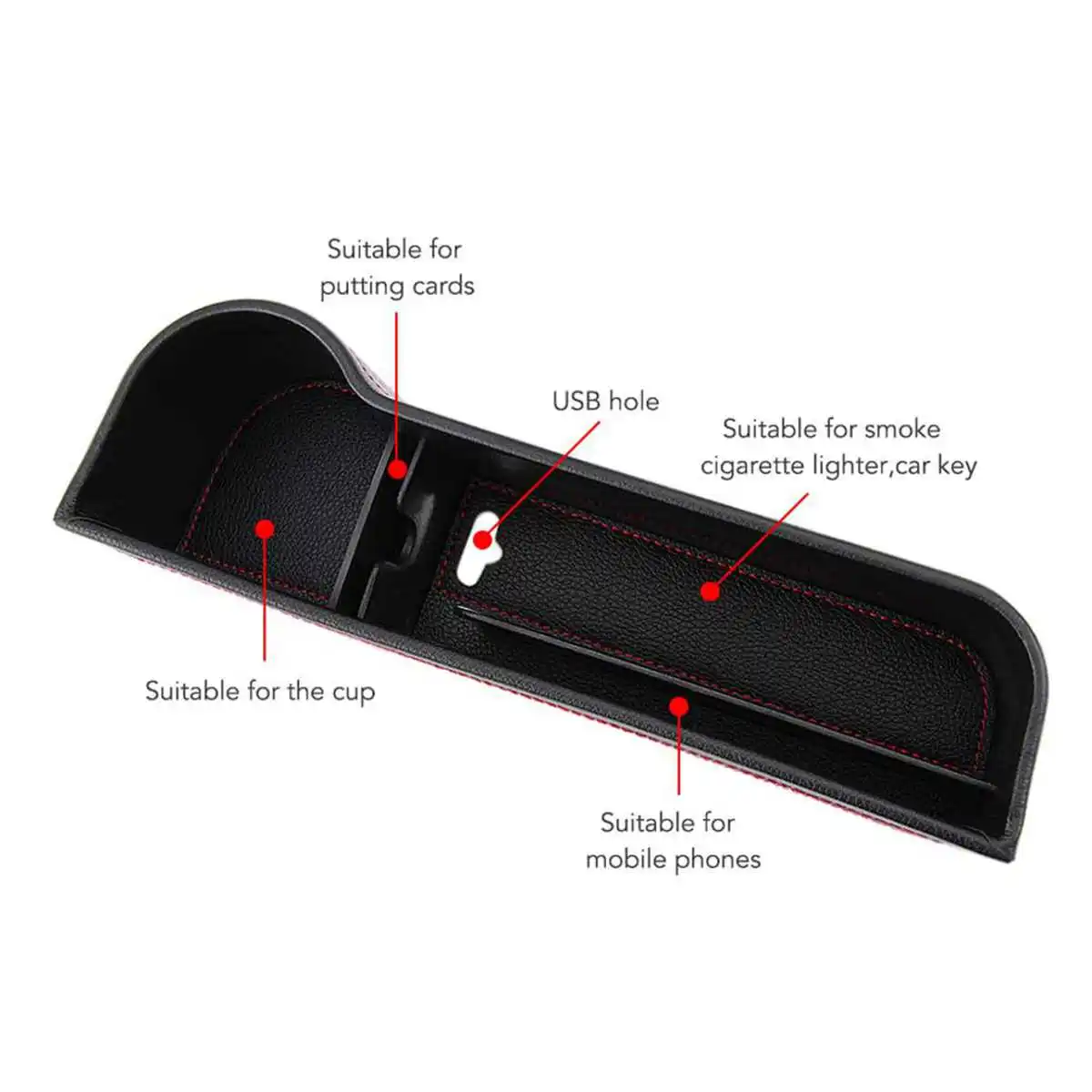 Шкатулка для хранения универсальная пара карманов органайзеров пассажирских и