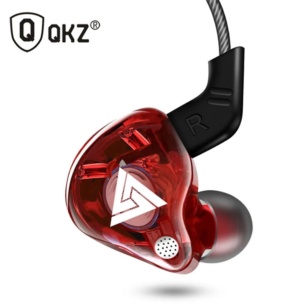 QKZ AK6 универсальные 3 5 мм спортивные наушники вкладыши HiFi Sound для телефонов и