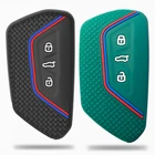 Новинка 2021 чехол для ключа для Seat Leon Mk3 Smart Keychian для Skoda Octavia A8 MK8 2020 для VW Volkswagen Golf 8 автомобильные аксессуары