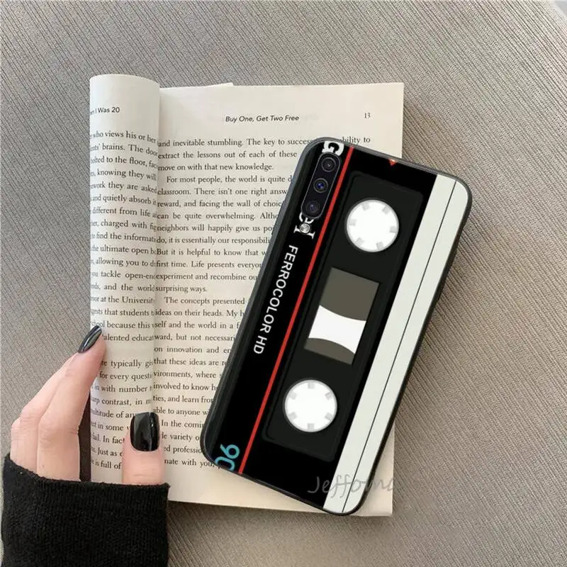 

Retro Camera Cassette Tapes Phone Cases For Samsung galaxy S note 7 8 9 10 20 fe edge A 6 10 20 30 50 51 70 lite plus Soft