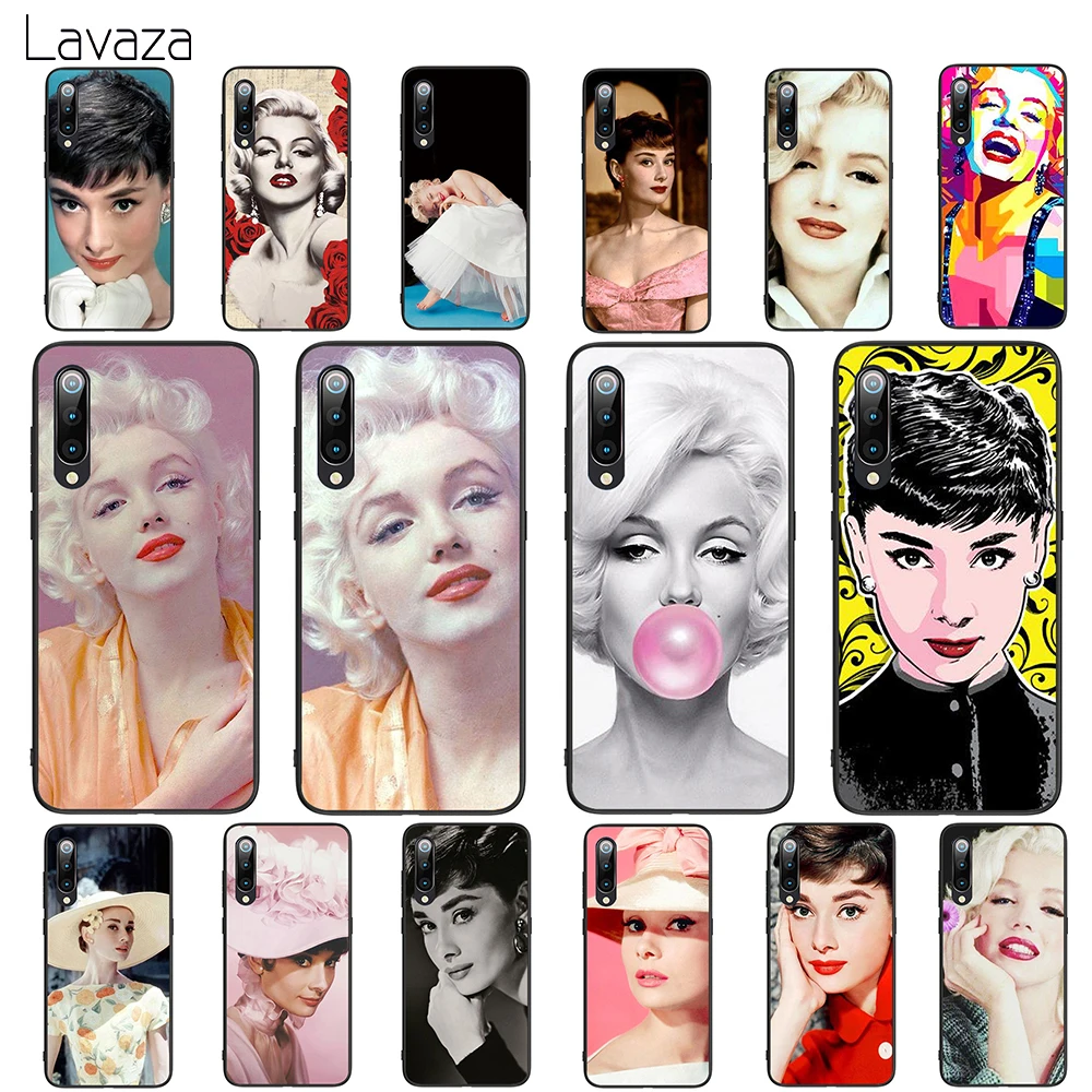 Audrey Hepburn Marilyn Monroe Soft TPU Case Cover for Xiaomi Mi 6 8 A2 Lite 9 Pro A1 Mix 2s Max 3 F1 Cases |