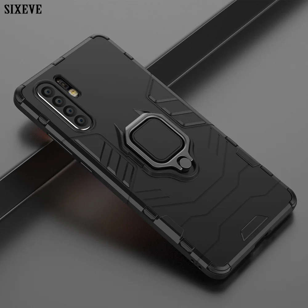 Роскошный автомобильный чехол с магнитным кольцом для huawei P20 P30 Lite Honor 10 play mate 20 Pro P