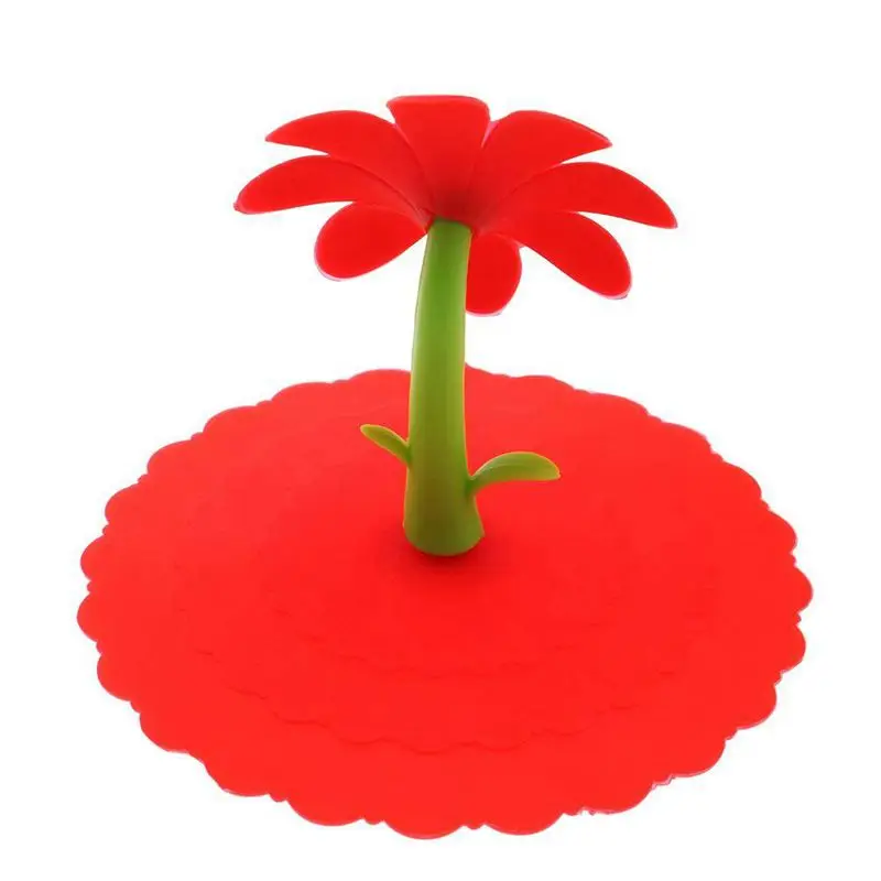 6 шт. силиконовых крышек для подсолнухов горячих и холодных напитков крышка чашек