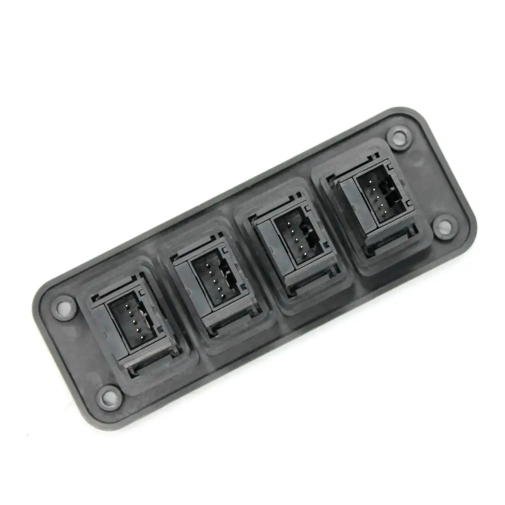 Автомобильный 4 х кнопочный Белый светодиодный тумблер|Переключатели и рычаги