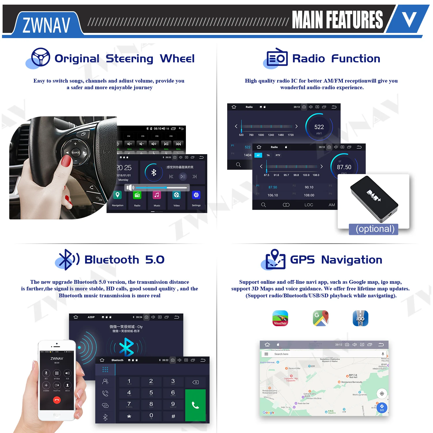 Автомагнитола Carplay для Peugeot 206 2000-2010 2011 2012 2013 2014 2015 2016 Android 10 GPS автомагнитола