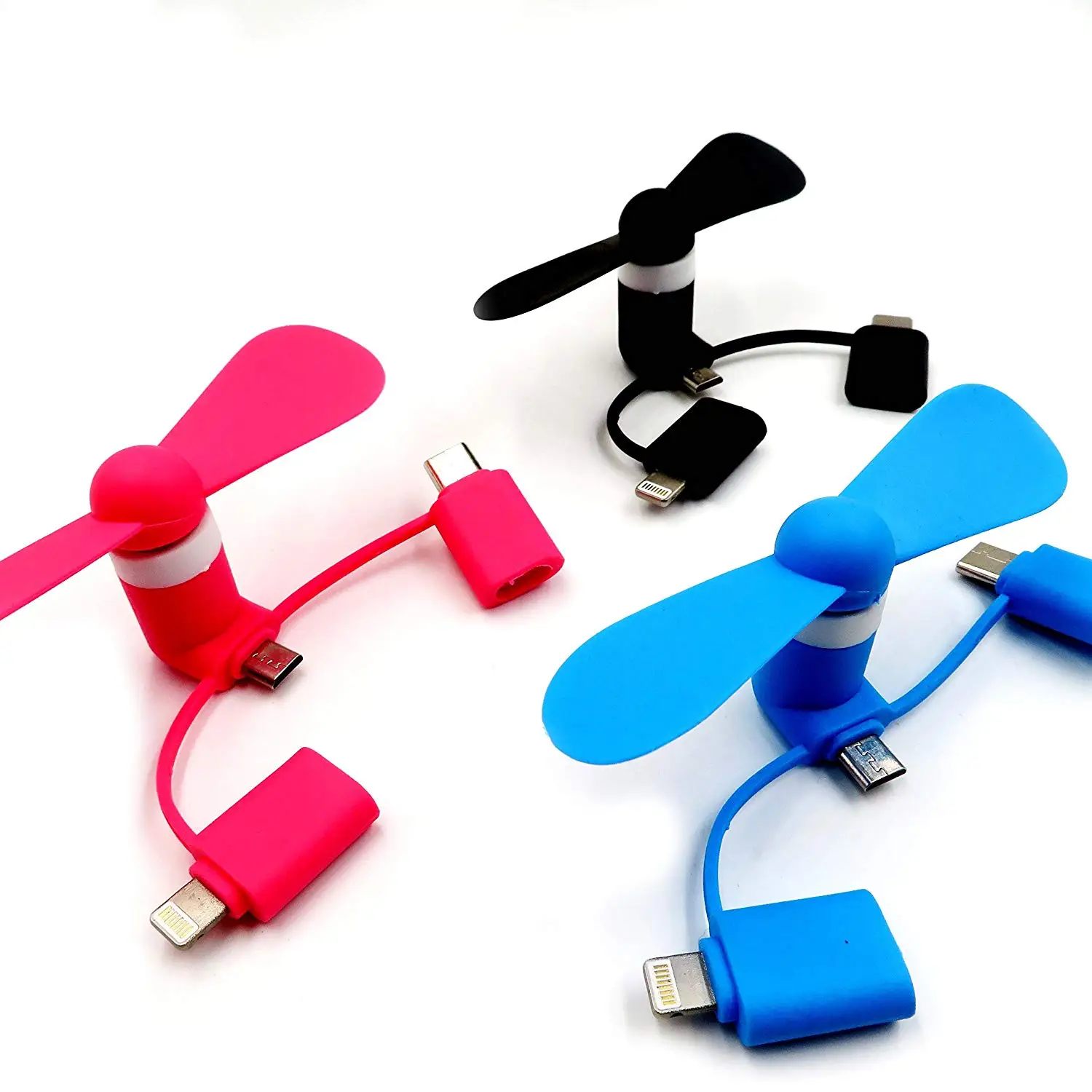 Портативный охлаждающий кулер 3 в 1 мини-вентилятор с USB ручной для сотового