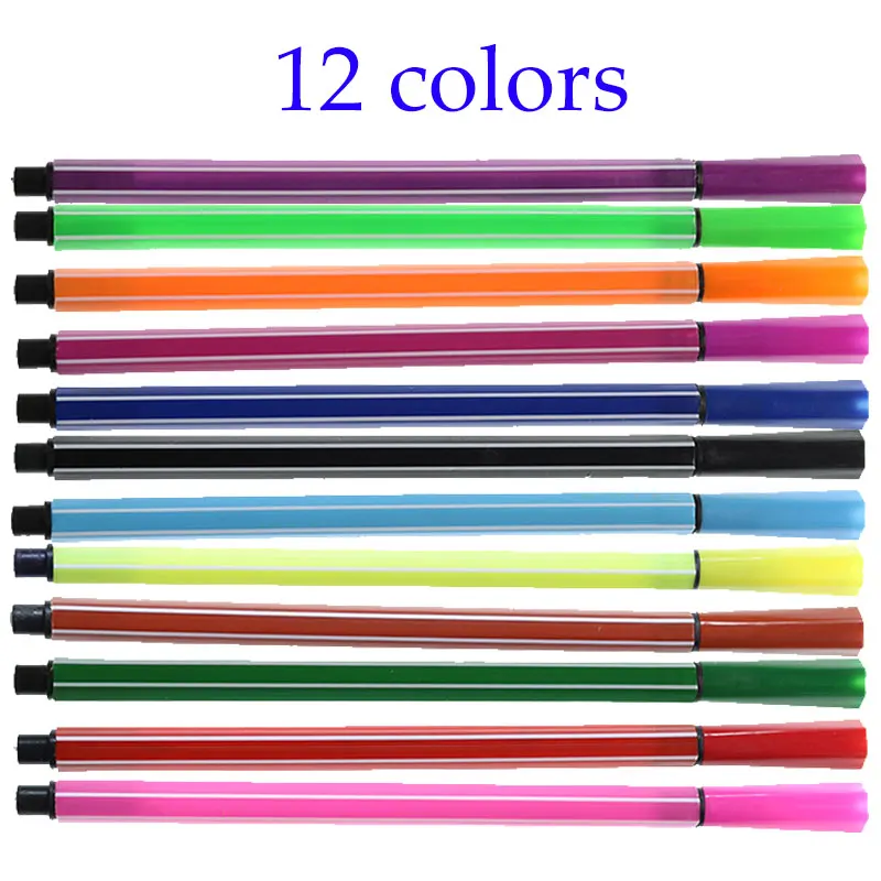 Детский рисунок 12/18/24 нетоксичный цветной моющиеся Акварельная ручка Марк