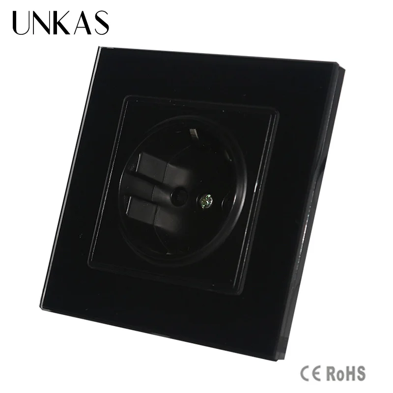 Новое поступление европейская стандартная настенная розетка UNKAS 16 А без вилки