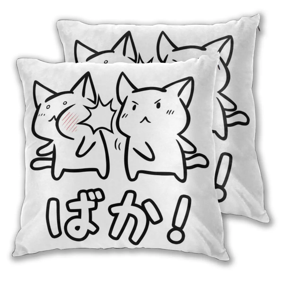 Диванные подушки Чехол Kawaii Неко бака аниме Стикеры Диван декоративные накидка