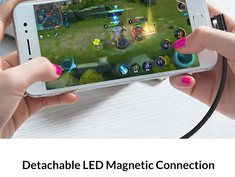 TOPK Магнитный usb кабель для зарядки Micro USB кабель для iPhone samsung huawei usb type C Магнитный зарядный кабель кабели для мобильных телефонов
