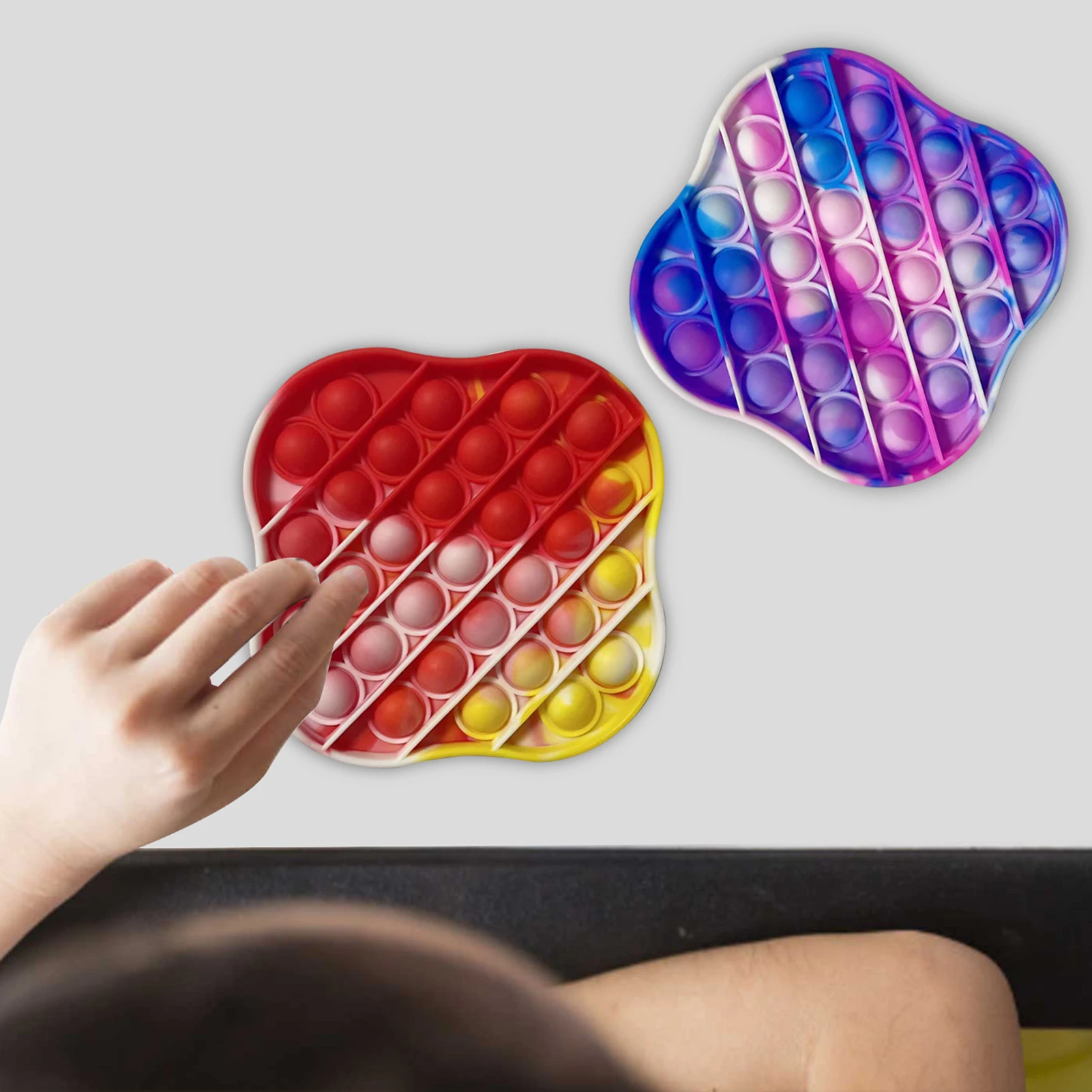 

Rainbow Fidget Toys Love Bubble Sensory Toy Simple Simple Antistress Hand Toy For Adult Children Squishmallow Stress Reliever