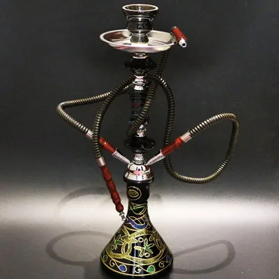 Black Revive 4 варианта цвета наргиле кальян полный набор chicha 2 шланги стекло наргиле керамическая чаша 51 см Кальян курительная Водопровод - Цвет: Black