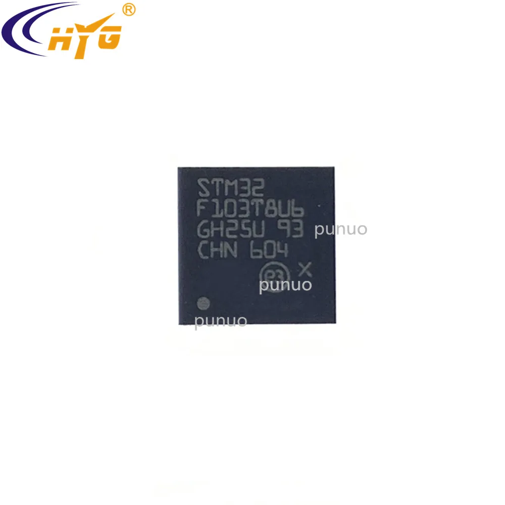 Оригинальный аутентичный STM32F103T8U6 Инкапсуляция QFN36 PH 32 бит MCU 7 таймеров
