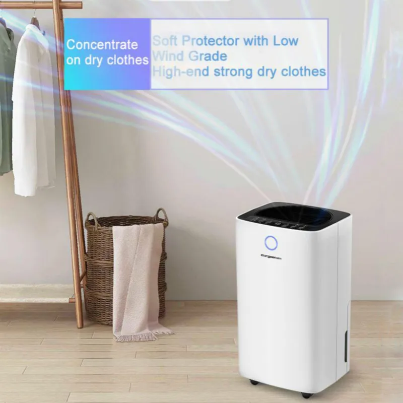 

2020 Intelligent Dehumidifier Moisture Absorber Air Purifier for Home 12L/D Mute Bedroom Basement High Power Dehumidification