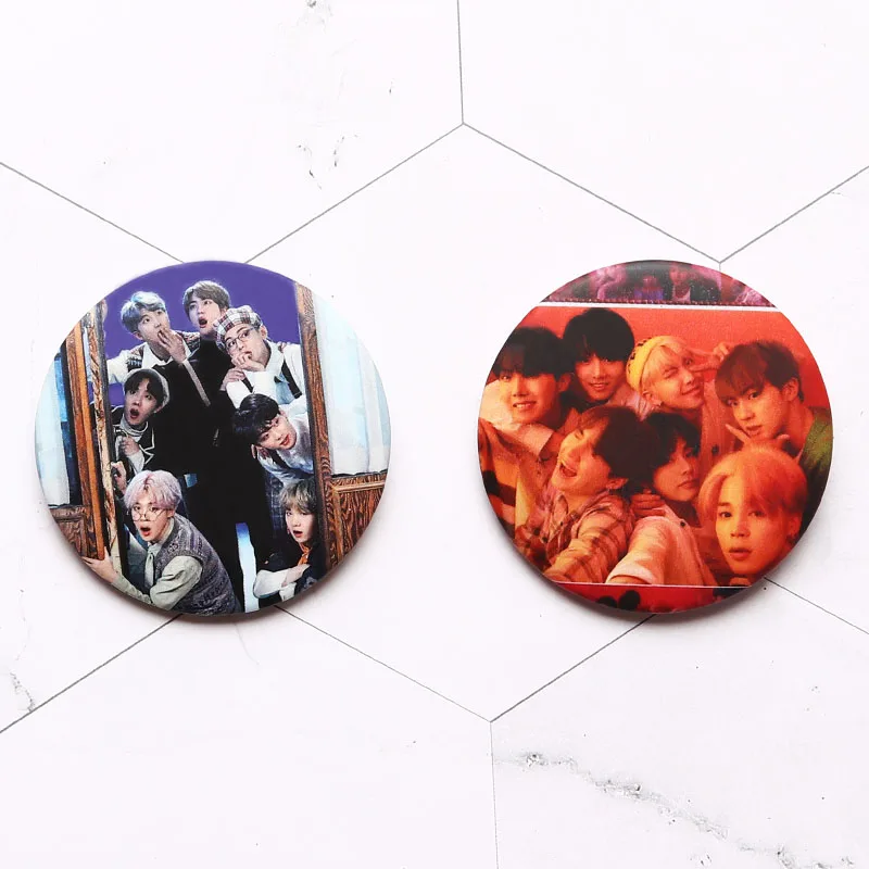 Kpop Bangtan Boys Pin Album Brooch Badge Accessories For Clothes Hat Backpack Decoration Trendy Personality | Украшения и