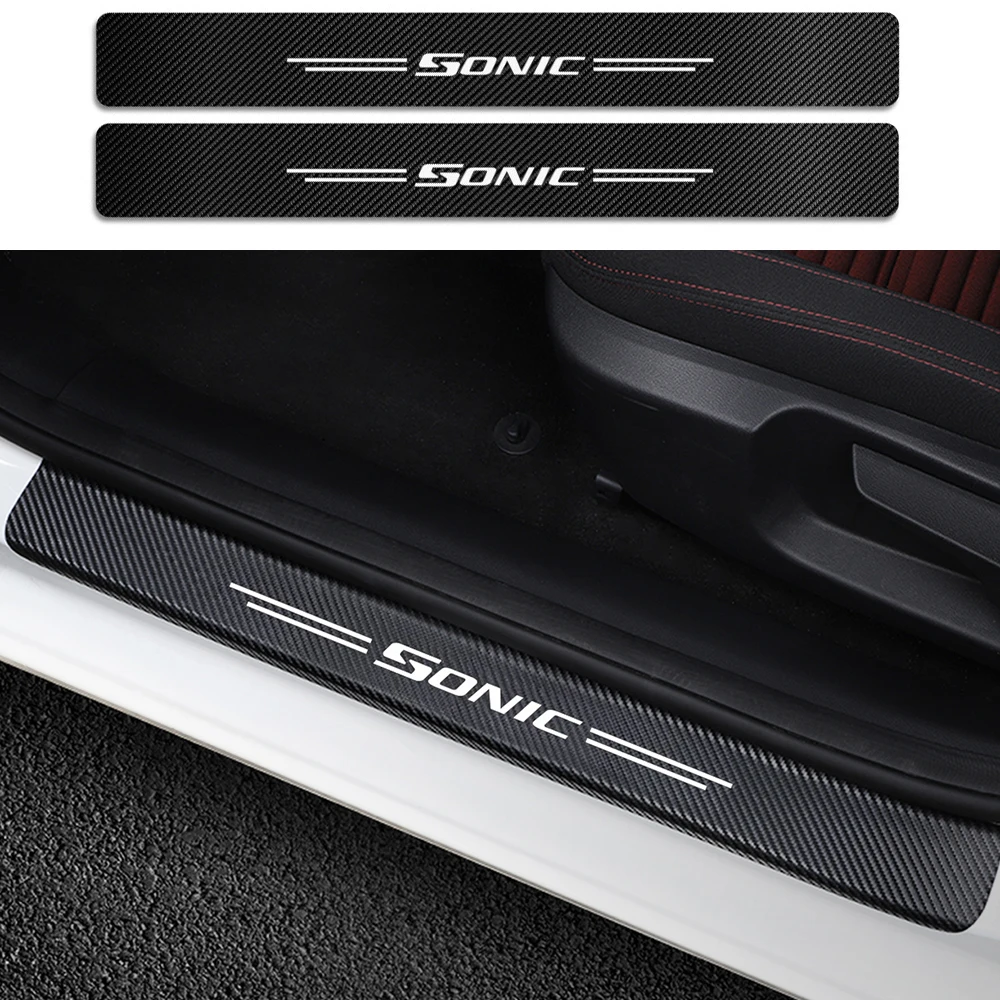 4 шт. двери автомобиля порог протектор и устойчивая к царапинам крышка наклейки