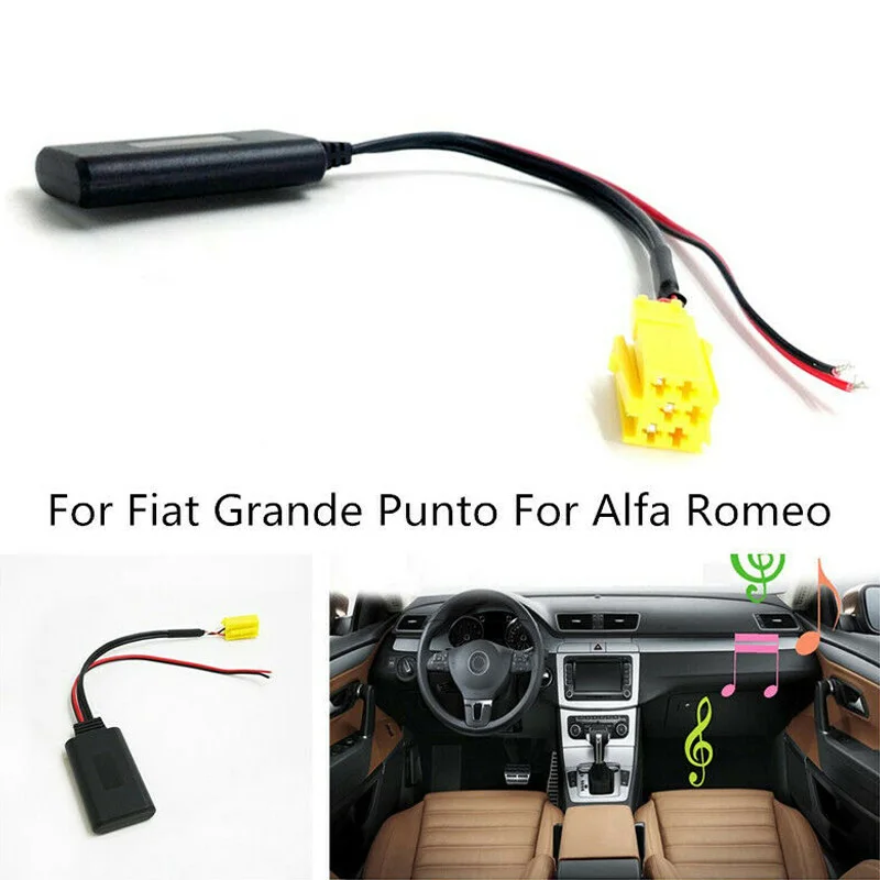Модуль адаптера Bluetooth для Fiat Grande Punto аксессуары интерьера 1 шт. | Автомобили и