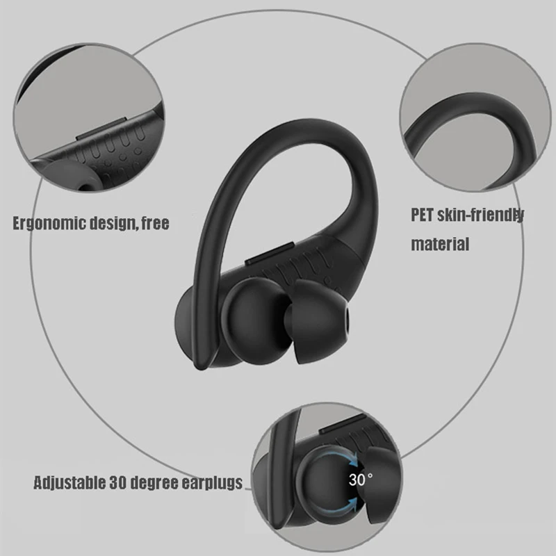 TWS-наушники с поддержкой Bluetooth 5 0 и светодиодным дисплеем | Электроника