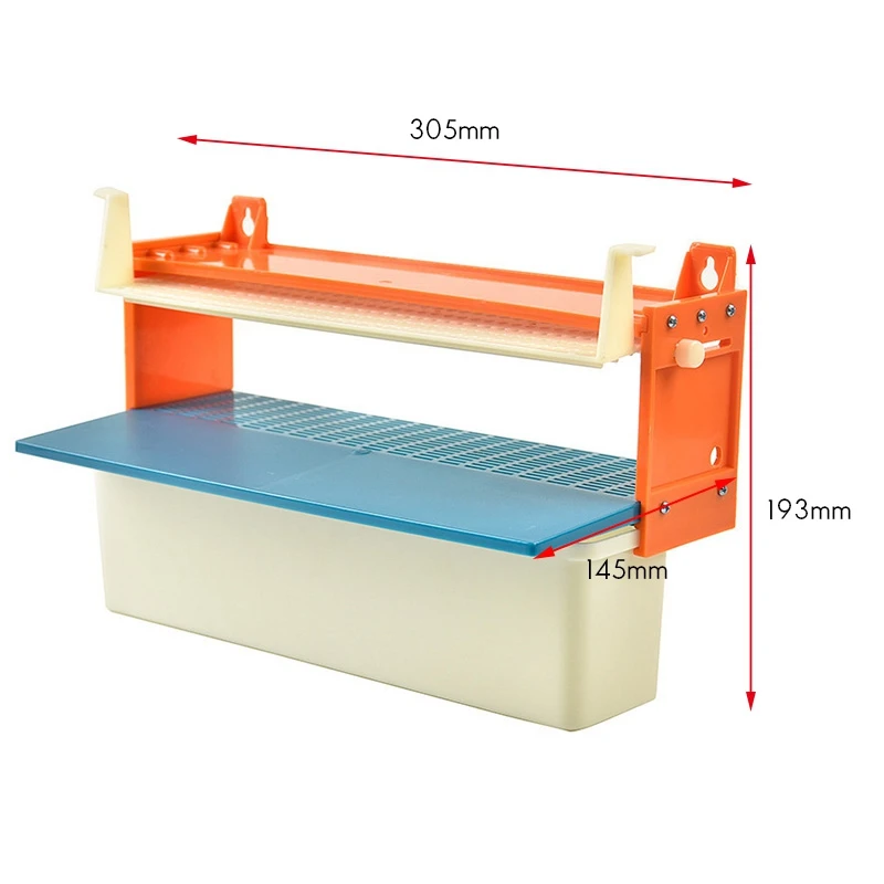

Pollen Trap Plastic Front-Mount/Removable Ventilated Collect Pollen/Beekeeping Accessory Tool (Blue)