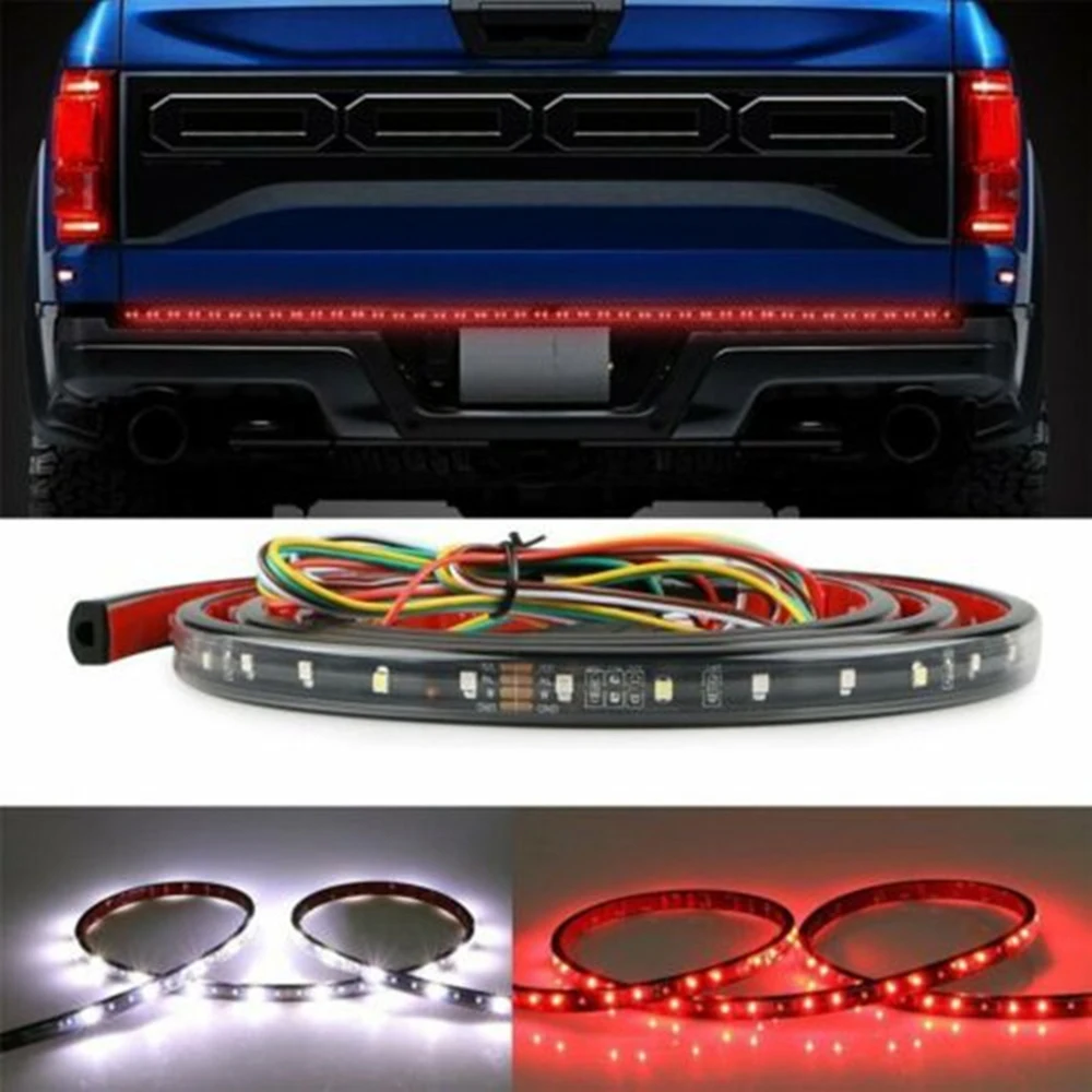 

Article pickup vehicle tail lights with lamp bi-color LED brake light astern